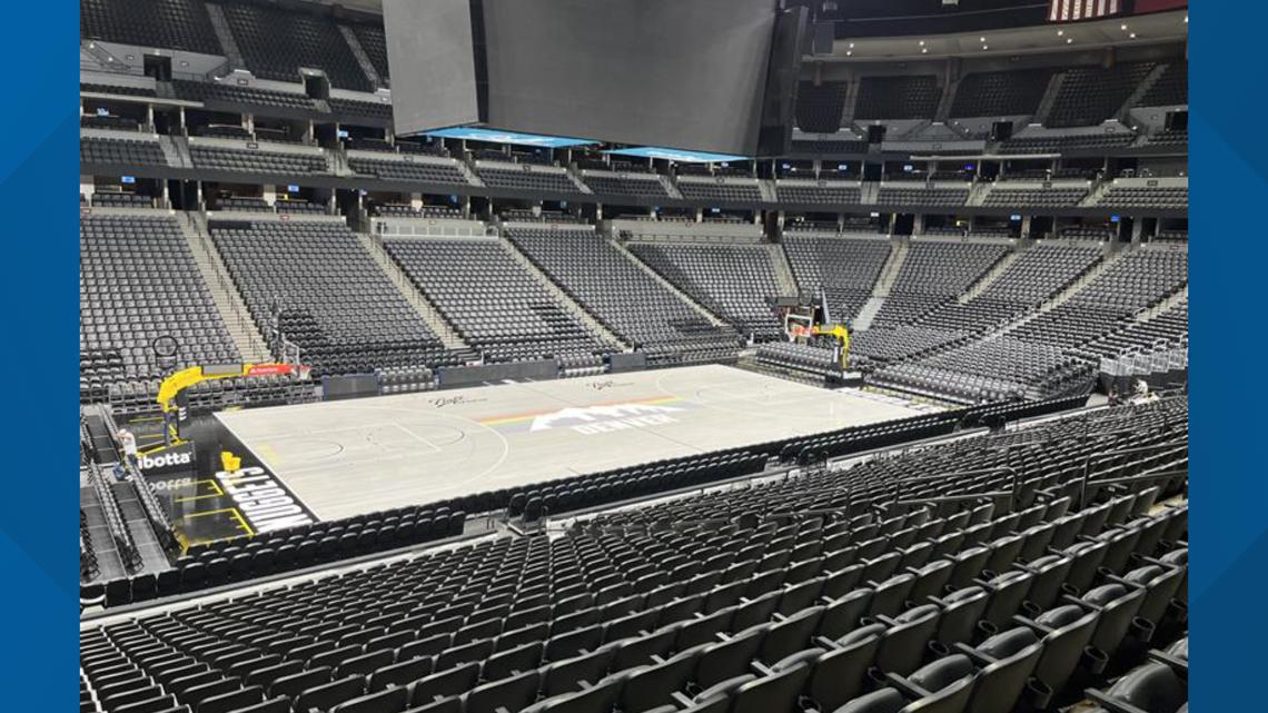 Nuggets reveal new court design | 9news.com