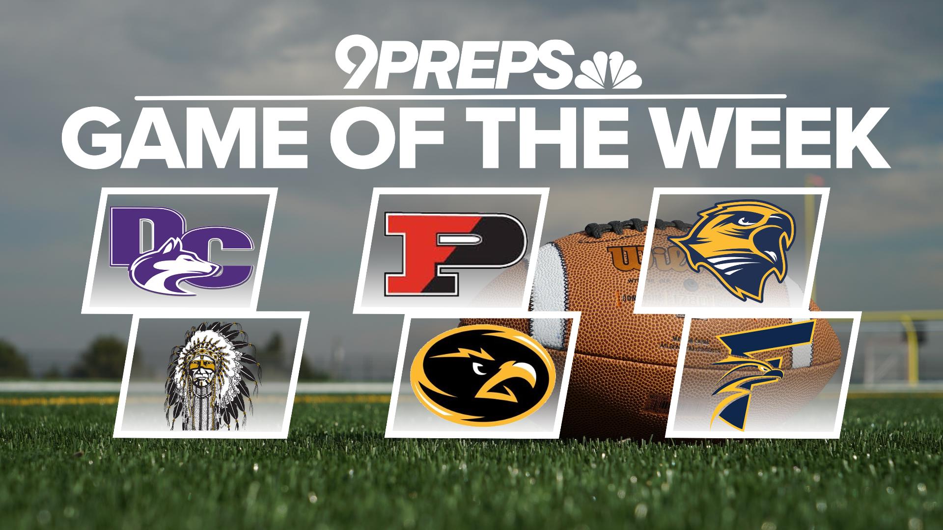 Cast your vote to help us determine which high school football game to showcase Friday night!