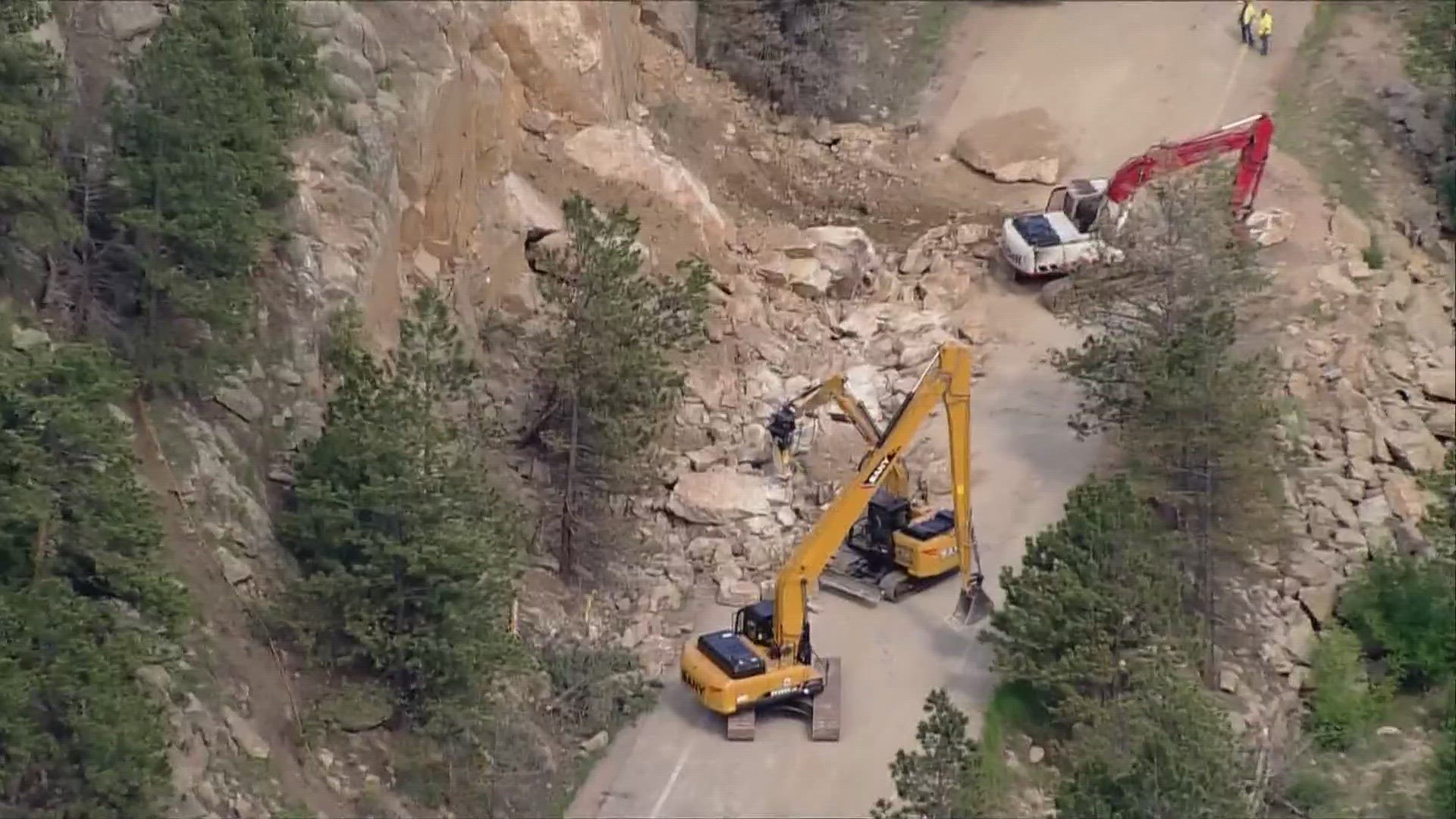 Highway 7 in Boulder County will be closed at least a few more days.