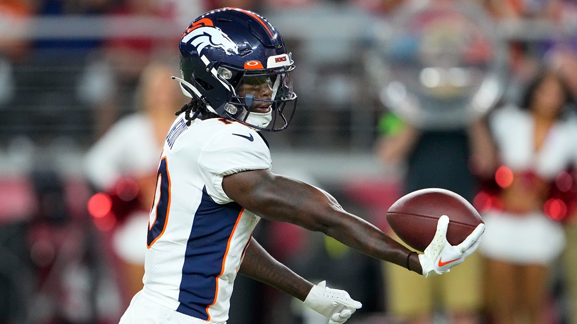 Broncos WR Jerry Jeudy (hamstring) to miss several weeks, per report, FIRST THINGS FIRST