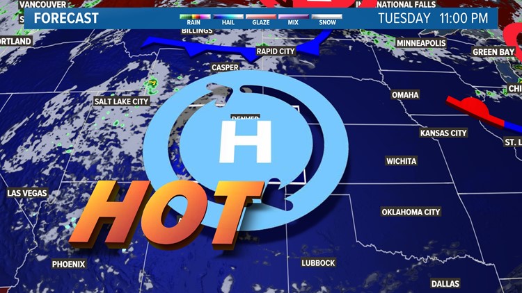 Here comes the heat: Warm sunshine returns on Monday