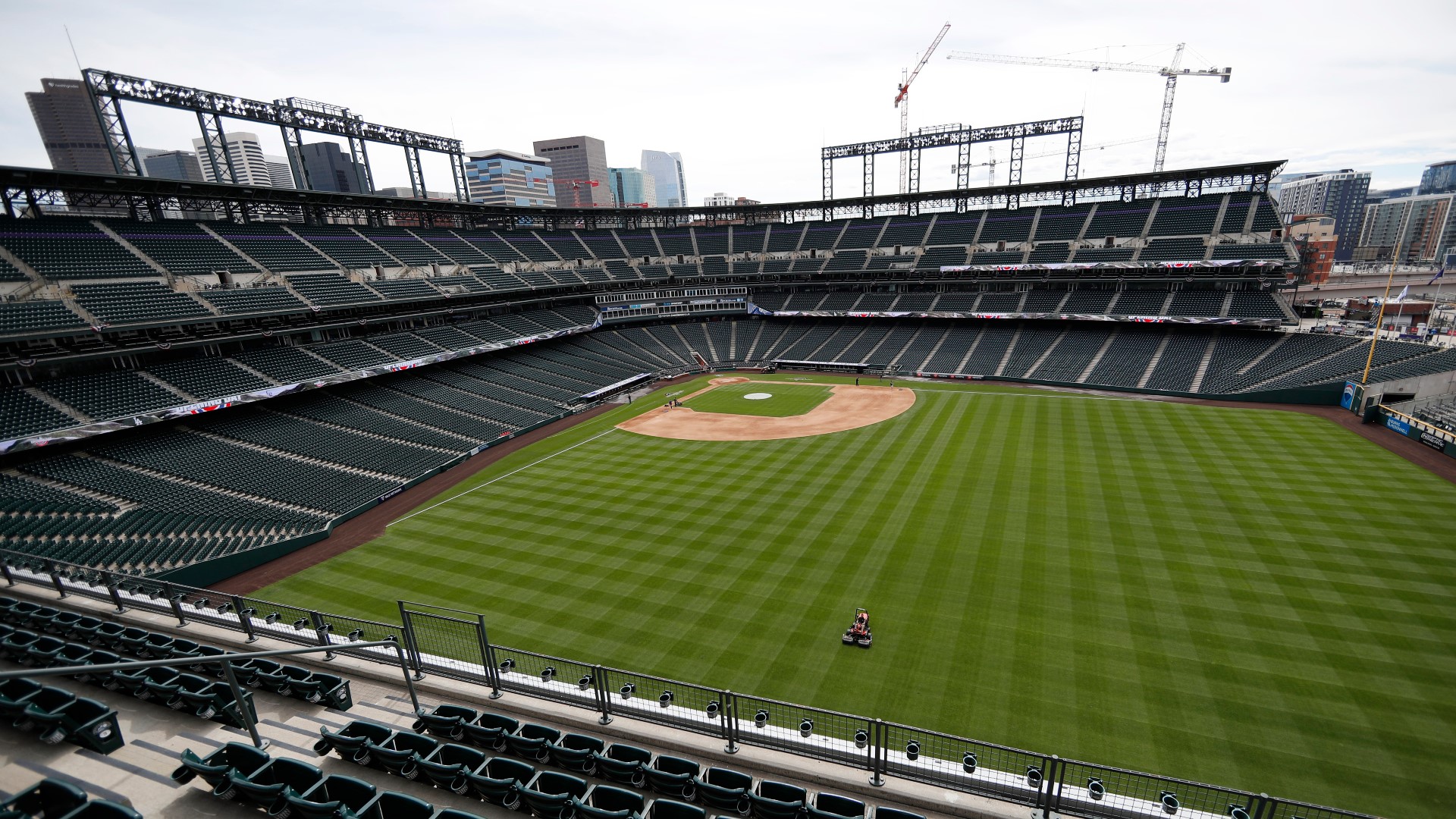 Coors field gets new turf warming and drainage system