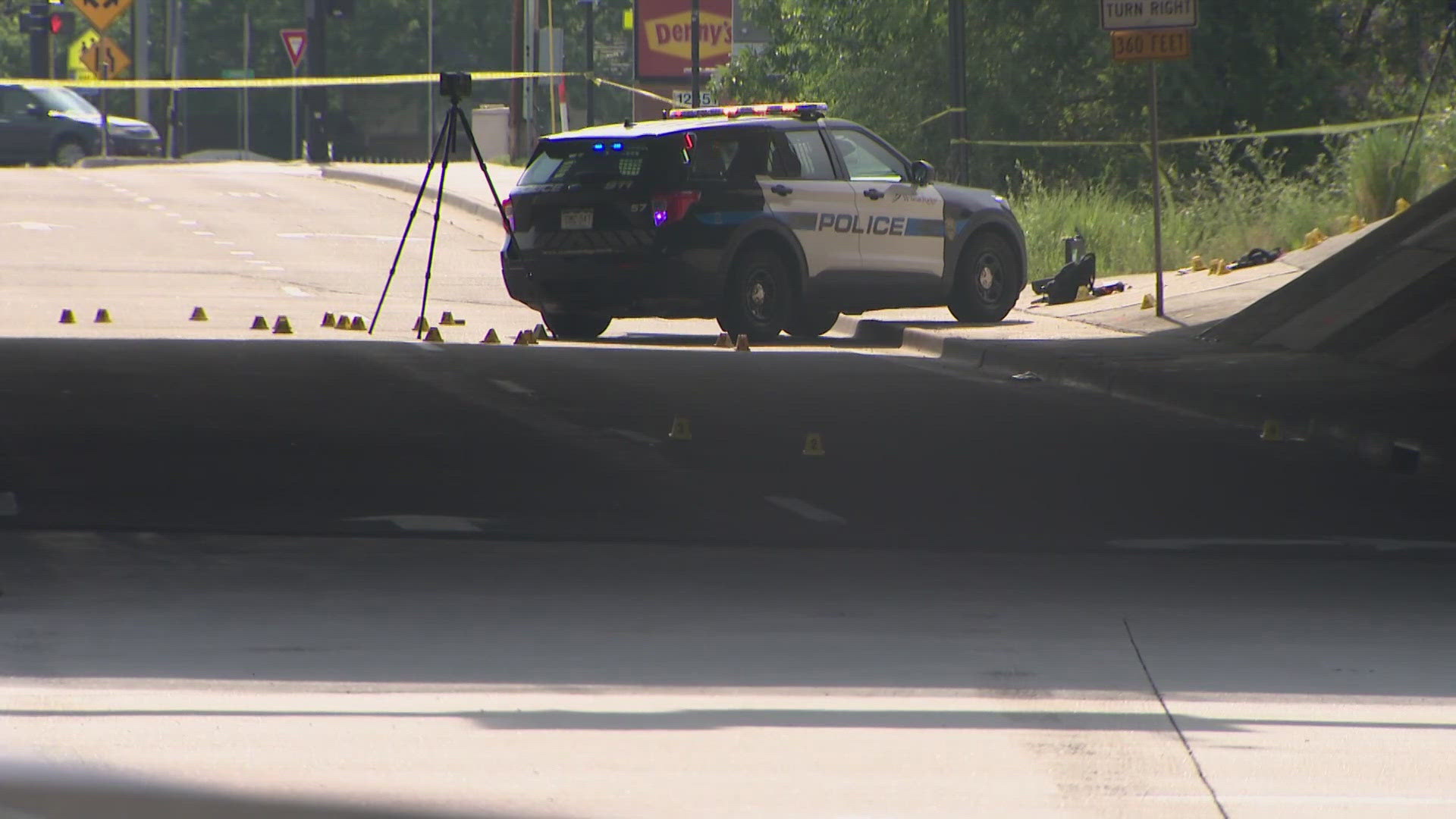 The shooting happened Thursday afternoon in the area of 32nd Avenue and Youngfield Street. 