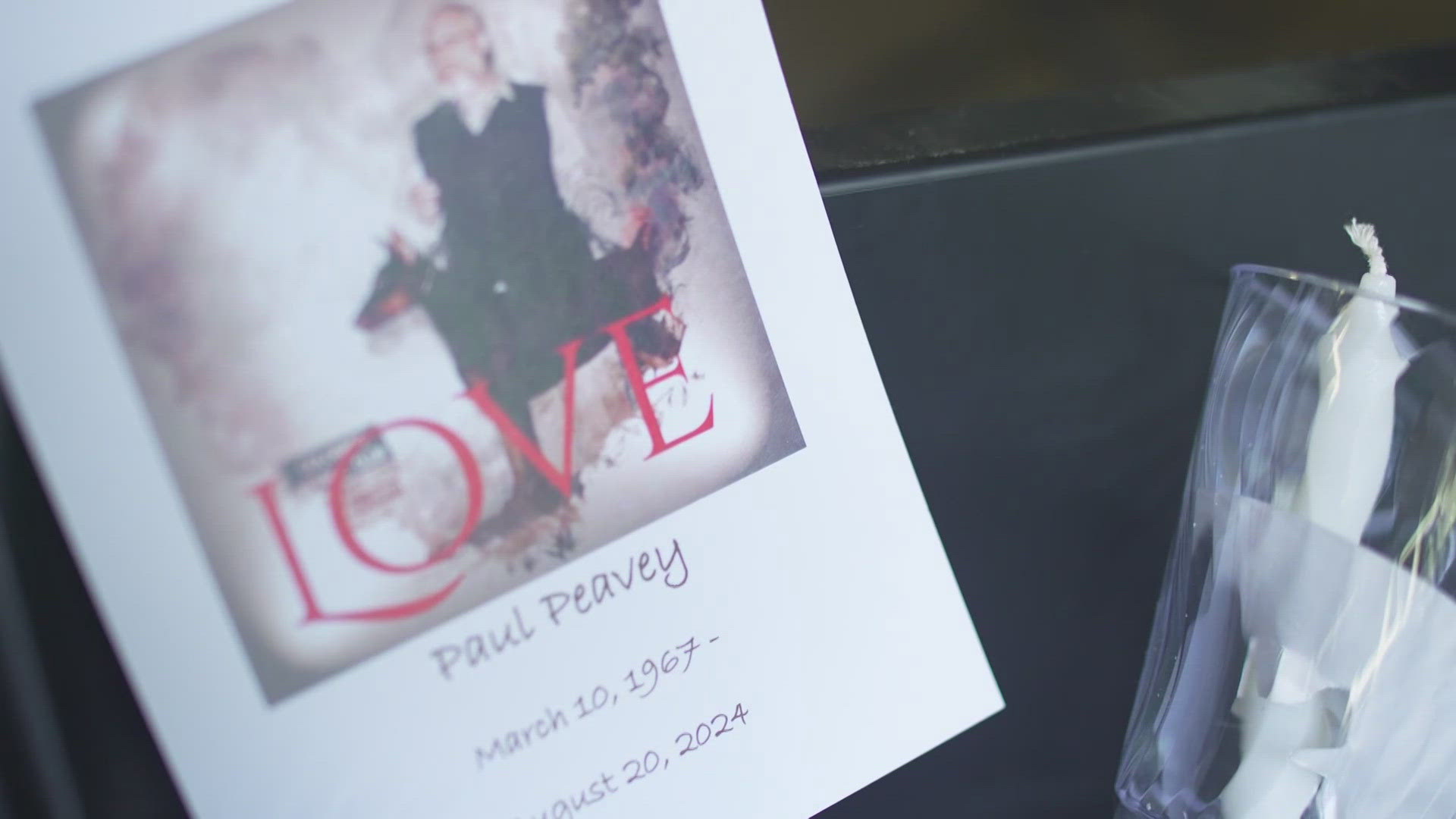 The same people who found Paul Peavey's body came together Saturday to remember him.