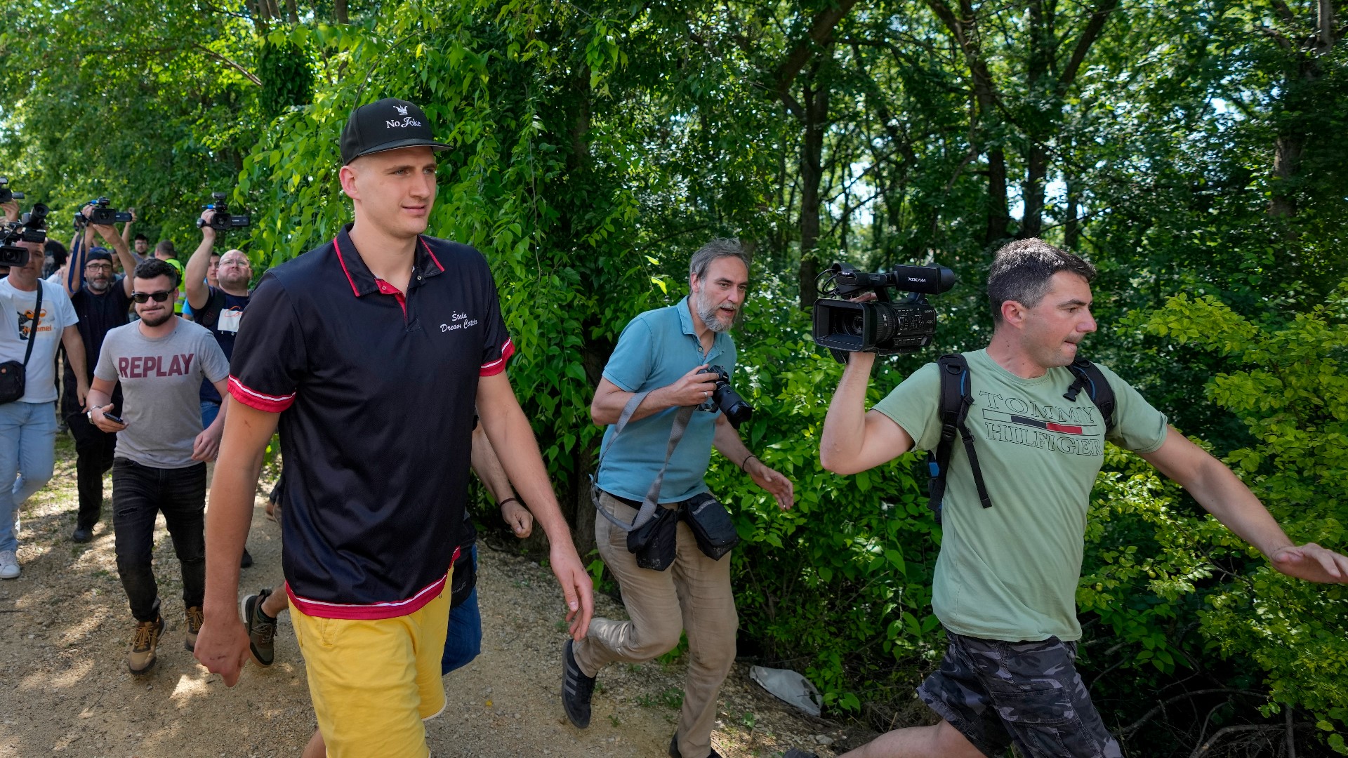 Nikola Jokic made it back to Serbia in time to watch his beloved horses race in his hometown.