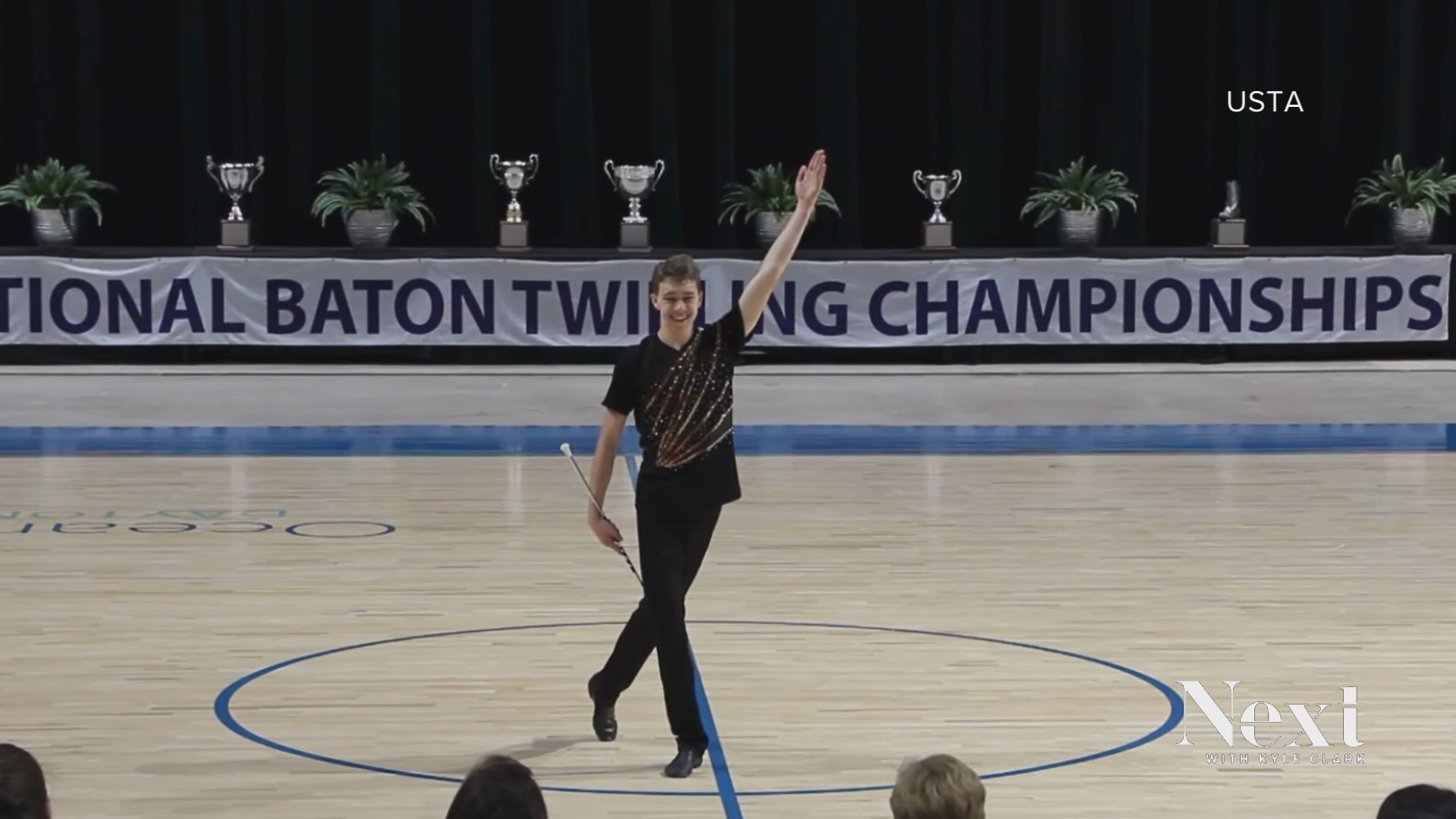 Byron Anderson is headed to the International Baton Twirling Federation World Championship this weekend.