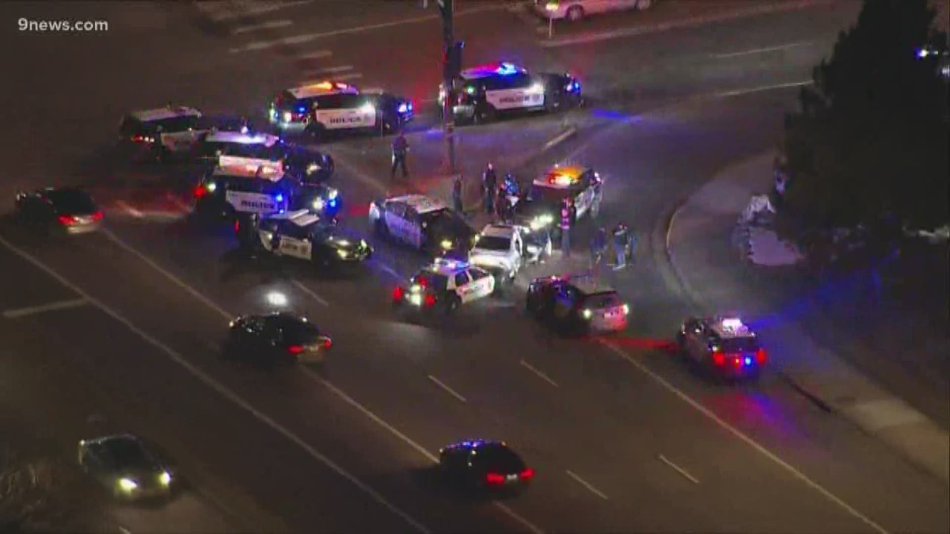 During the chase, the suspects rammed a police car, according to police. They eventually ended the pursuit with a PIT maneuver near 92nd and Sheridan,