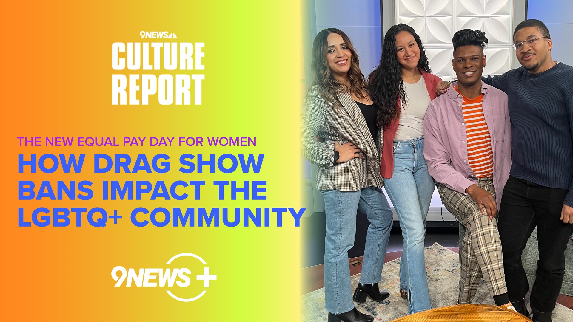 This week we discuss the new equal pay day for women and drag queen 'Lala' joins us to talk drag show bans across the country and the impact it has on LGBTQ+ people.