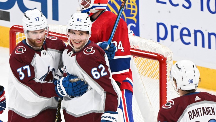 Lehkonen scores 2 as Avalanche beat Canadiens 8-4