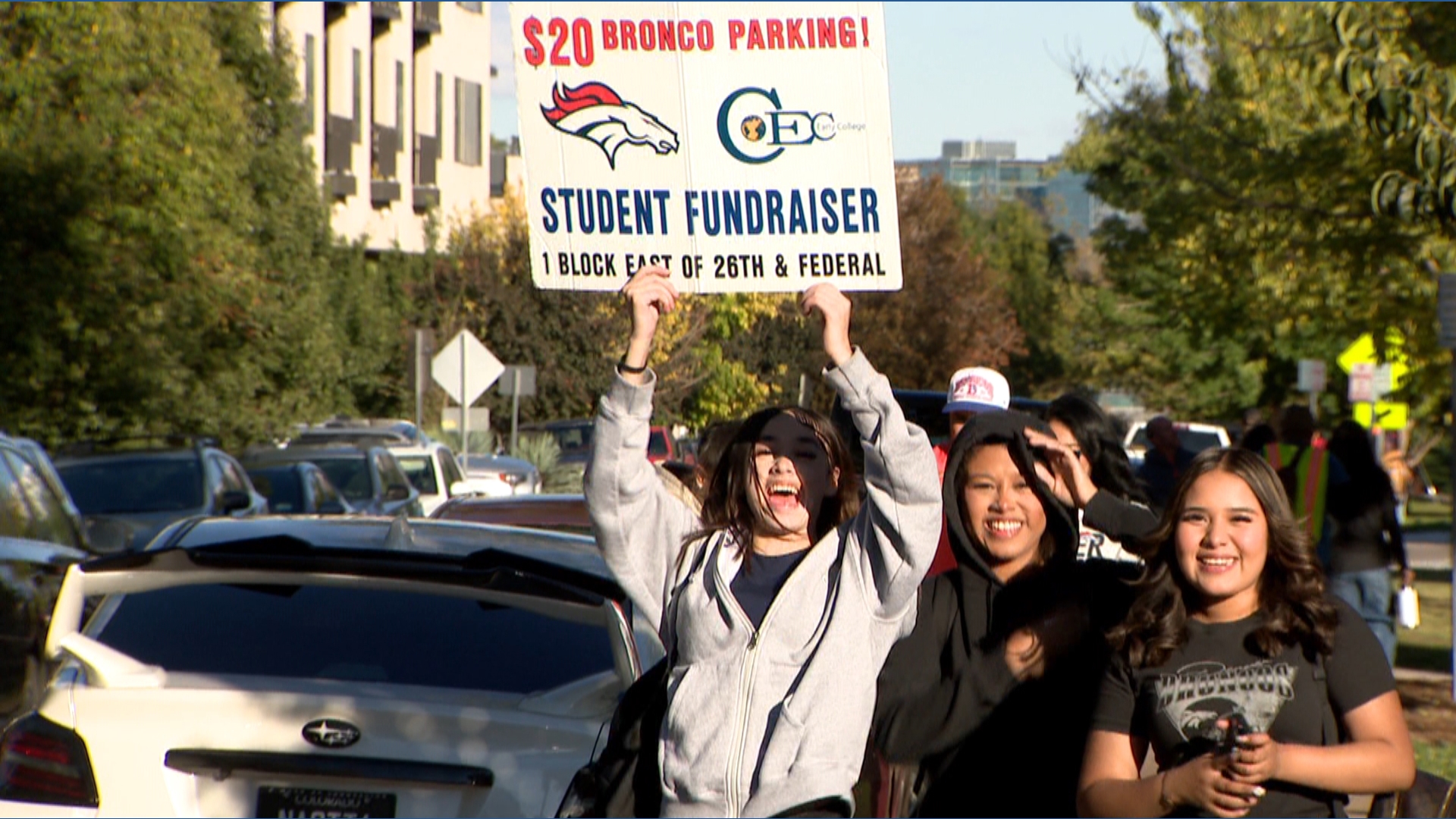 Denver high school turns Broncos parking into funding for student clubs