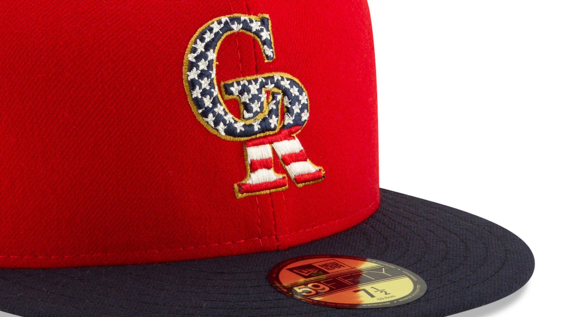 Here's your first look at the special holiday caps the Colorado Rockies