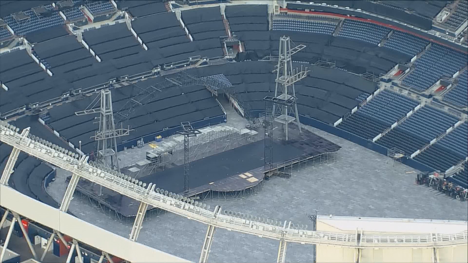 Coldplay will perform its first-ever concert at Empower Field at Mile High in Denver on Tuesday, June 10, 2025.