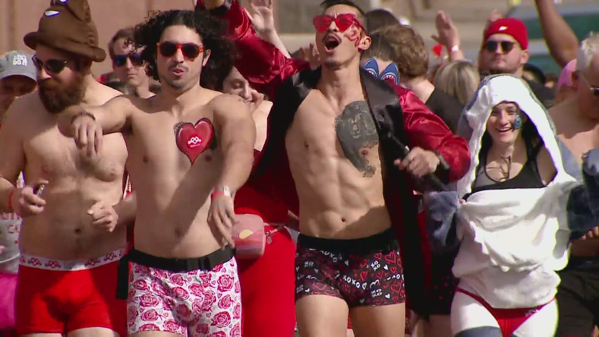 Denver runners strip down to their underwear to runfor a good cause