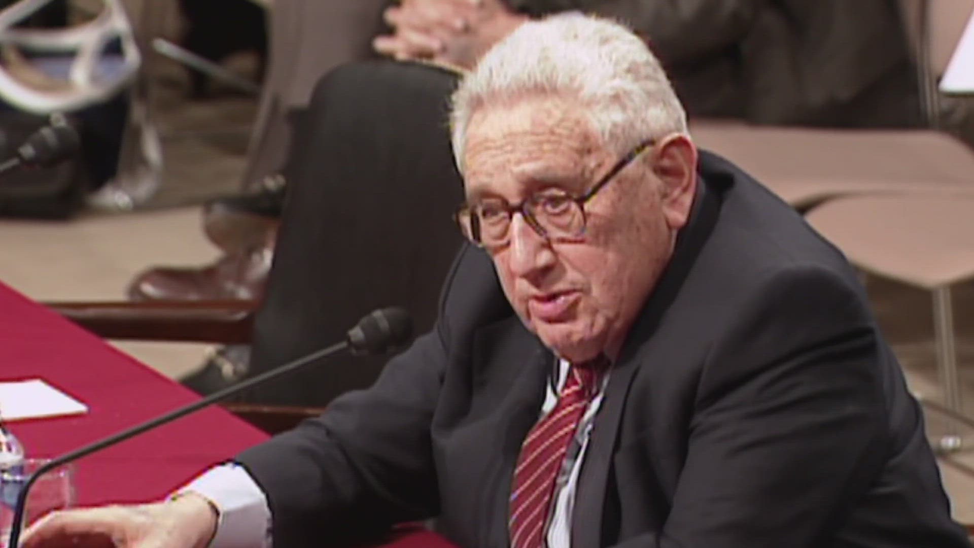 Kissinger's firm said he died Wednesday at his home in Connecticut.