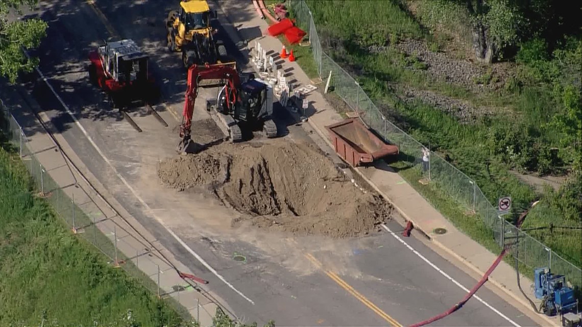 Portion of Jackass Hill Road in Littleton closed due to sinkhole ...