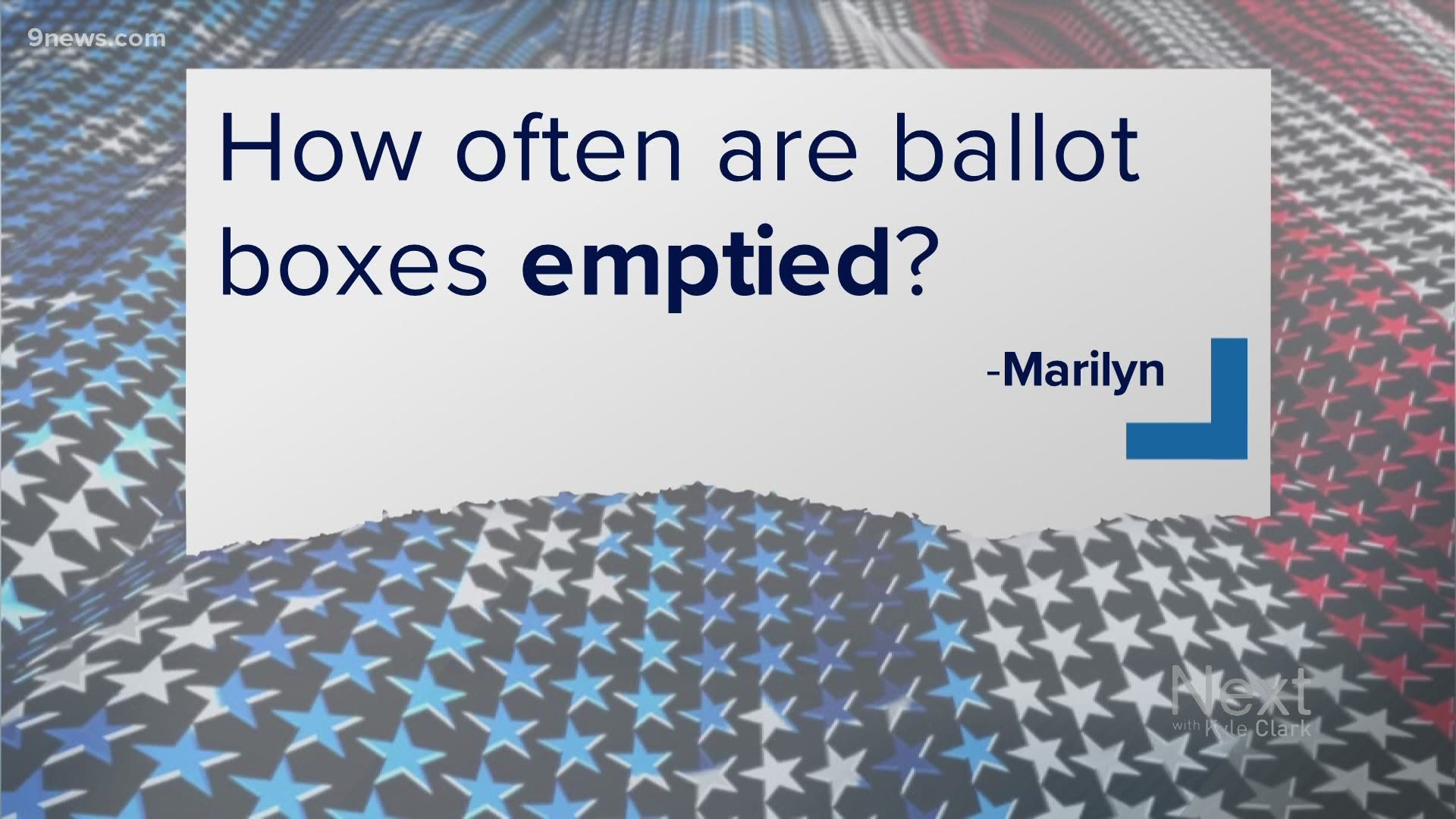 Colorado voters have been sending in their questions about the ballot. Send yours to next@9news.com.