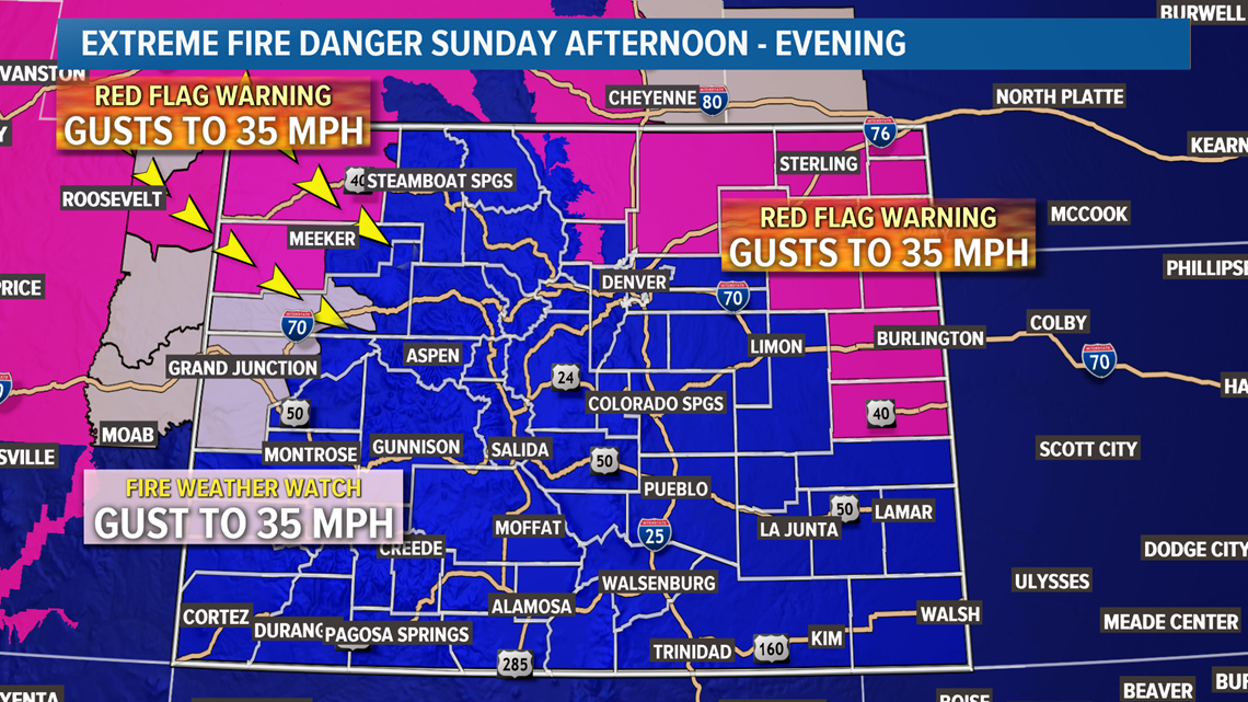 Denver, Colorado, Front Range weather forecast