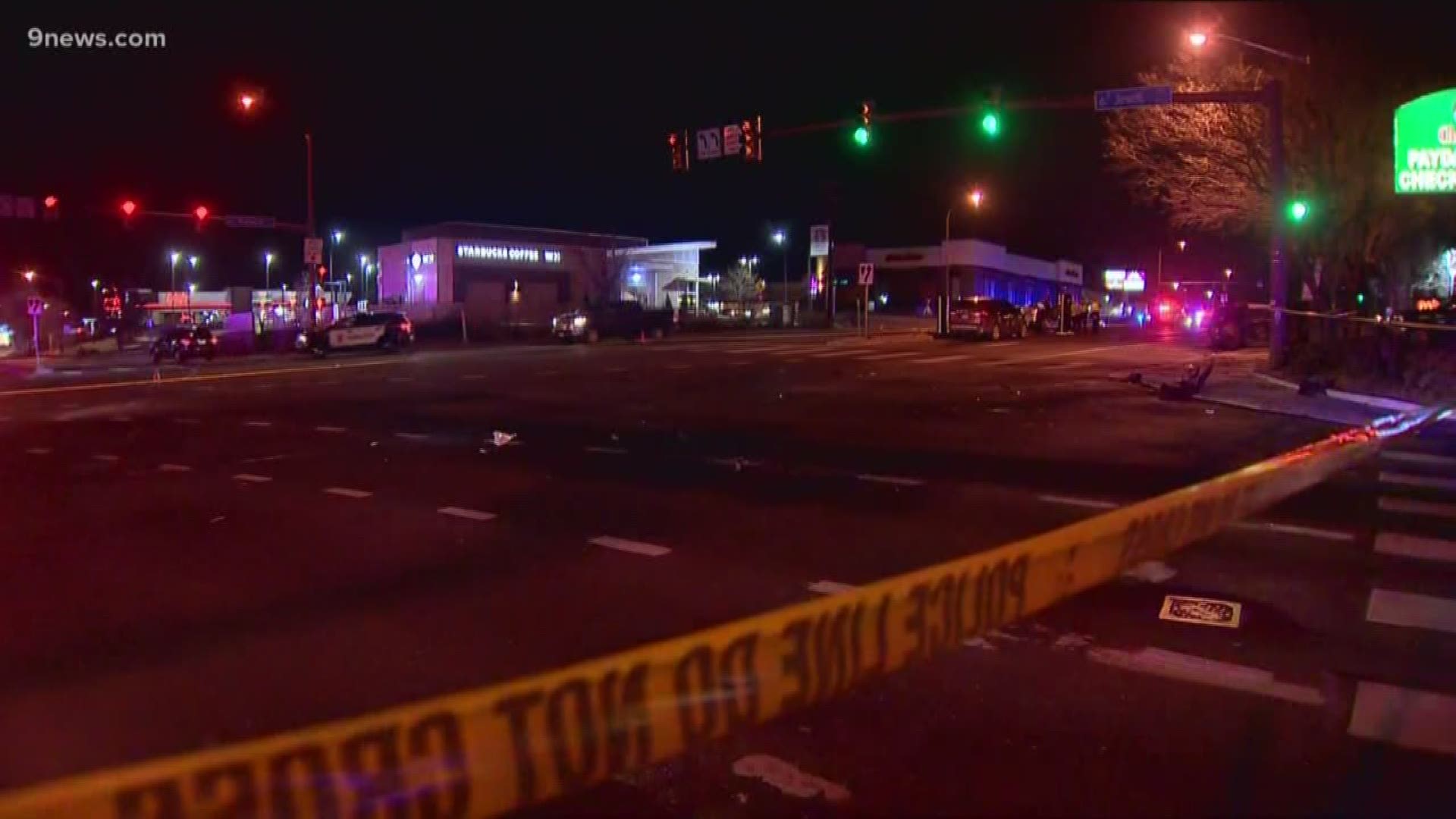 The intersection at Wadsworth and Jewell will be closed for some time, according to police.