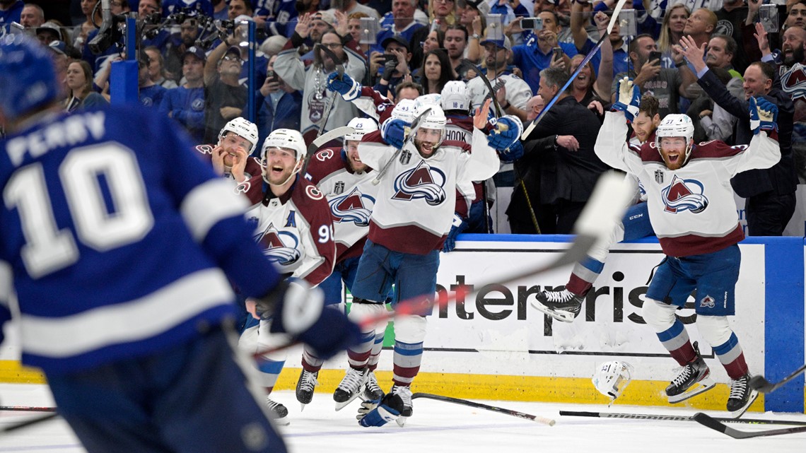 Colorado Avalanche Dent Stanley Cup Minutes After Winning NHL Title -  InsideHook