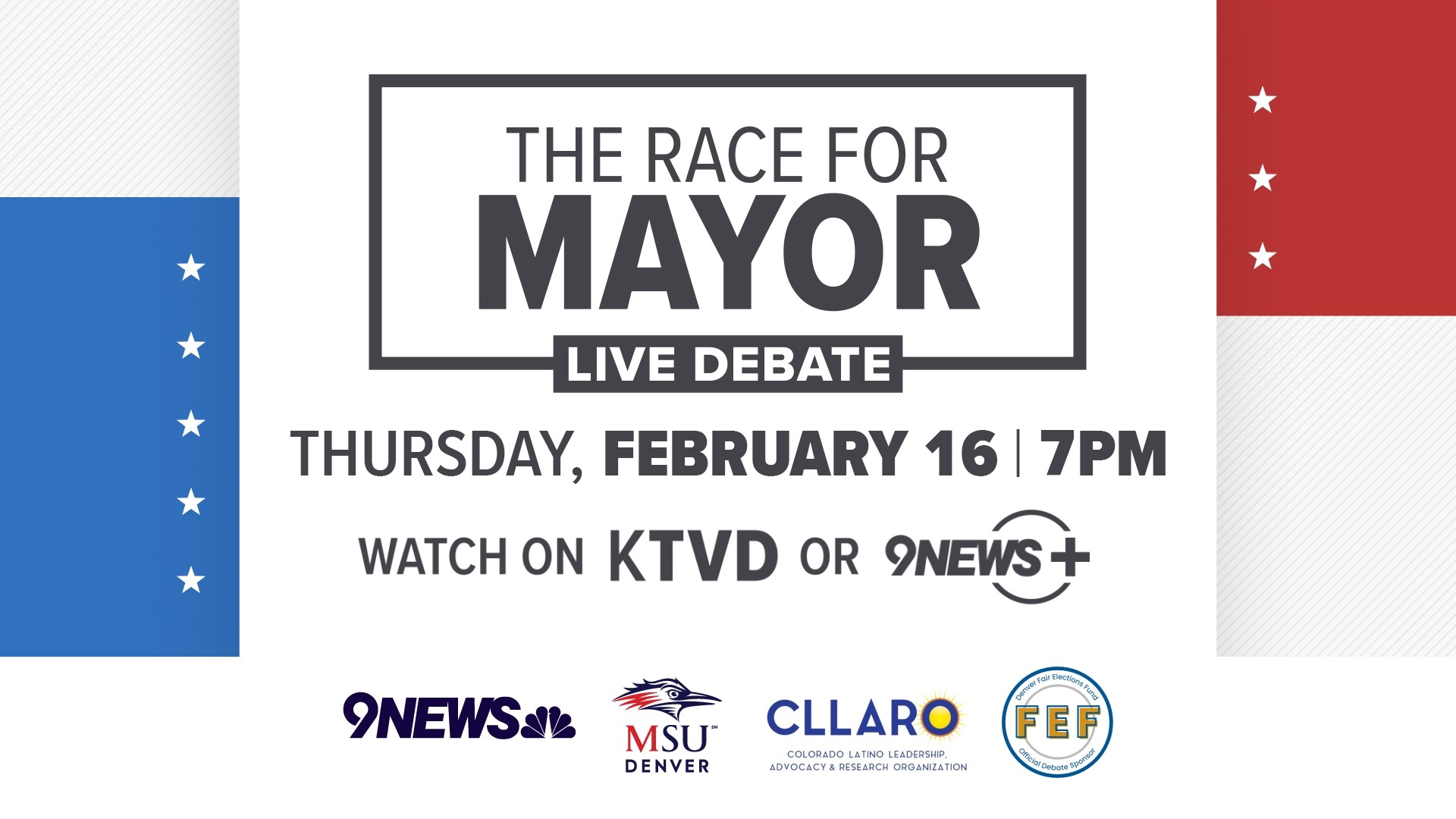 Denver Mayor's Race: Candidates Debate On 9NEWS | 9news.com