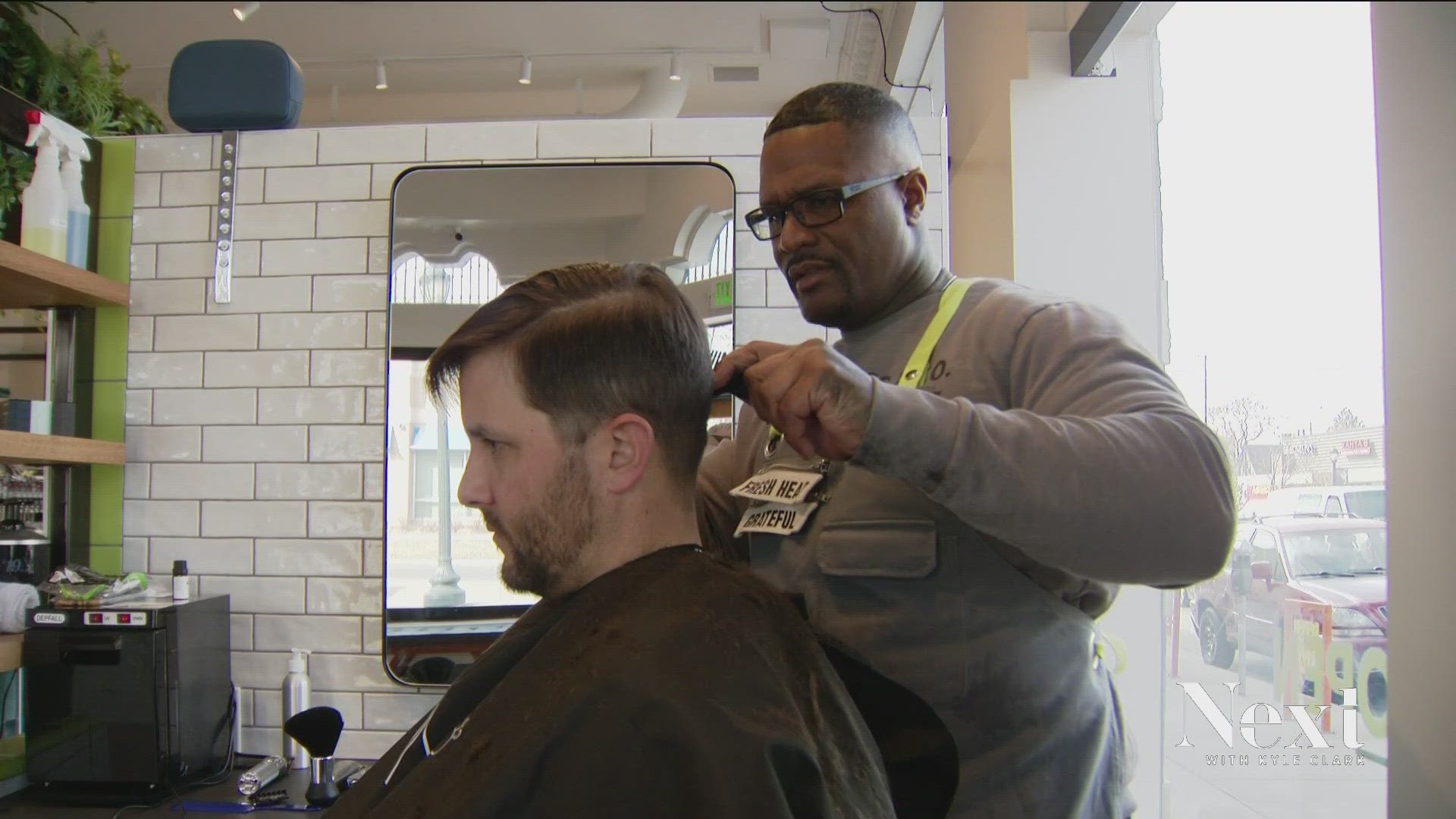 The barbershop is working with prisons to employ people immediately after release. They will offer training and apprenticeship so they can later earn a license.