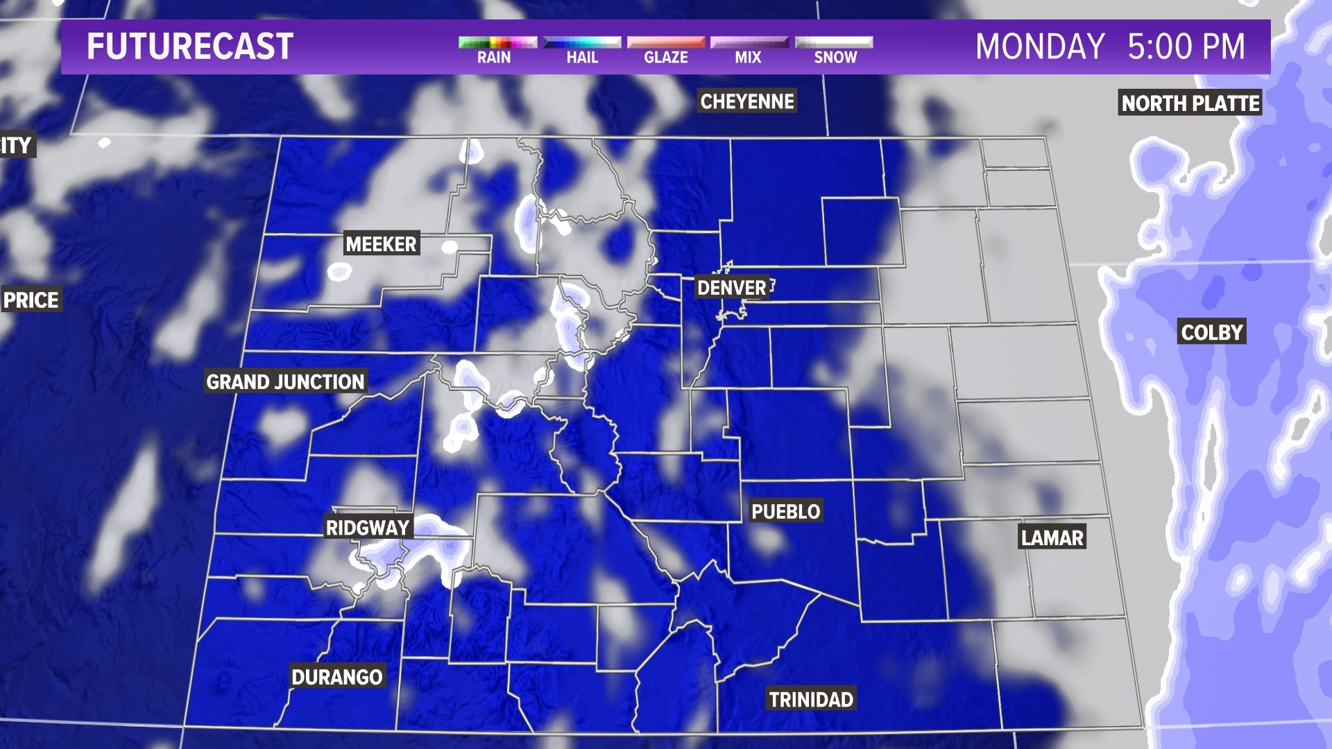 A snowy, windy Monday morning ahead | 9news.com