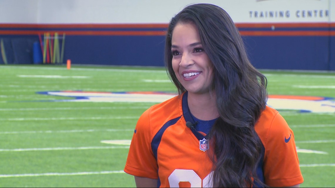 Broncos cheerleaders inspire dreams for young Latinas