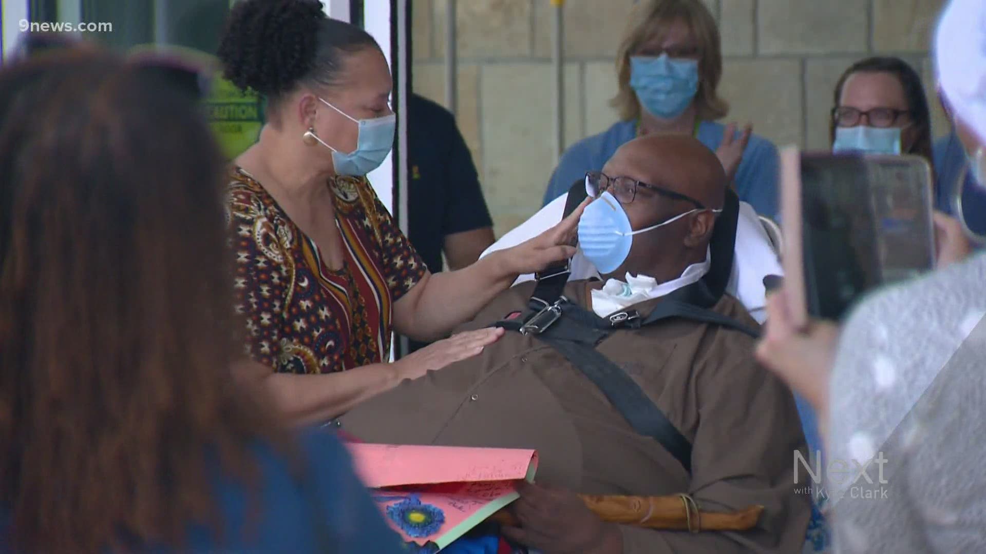 Rev. Terrance Hughes was released from the VA hospital on Wednesday. He was admitted for the coronavirus 60 days ago.