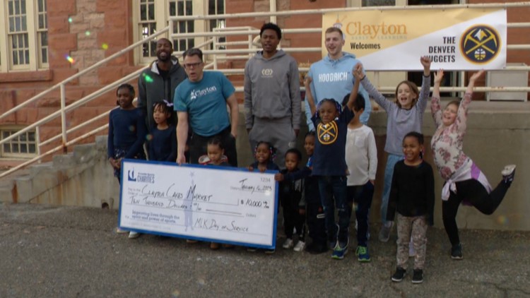 Nuggets give back on MLK Day
