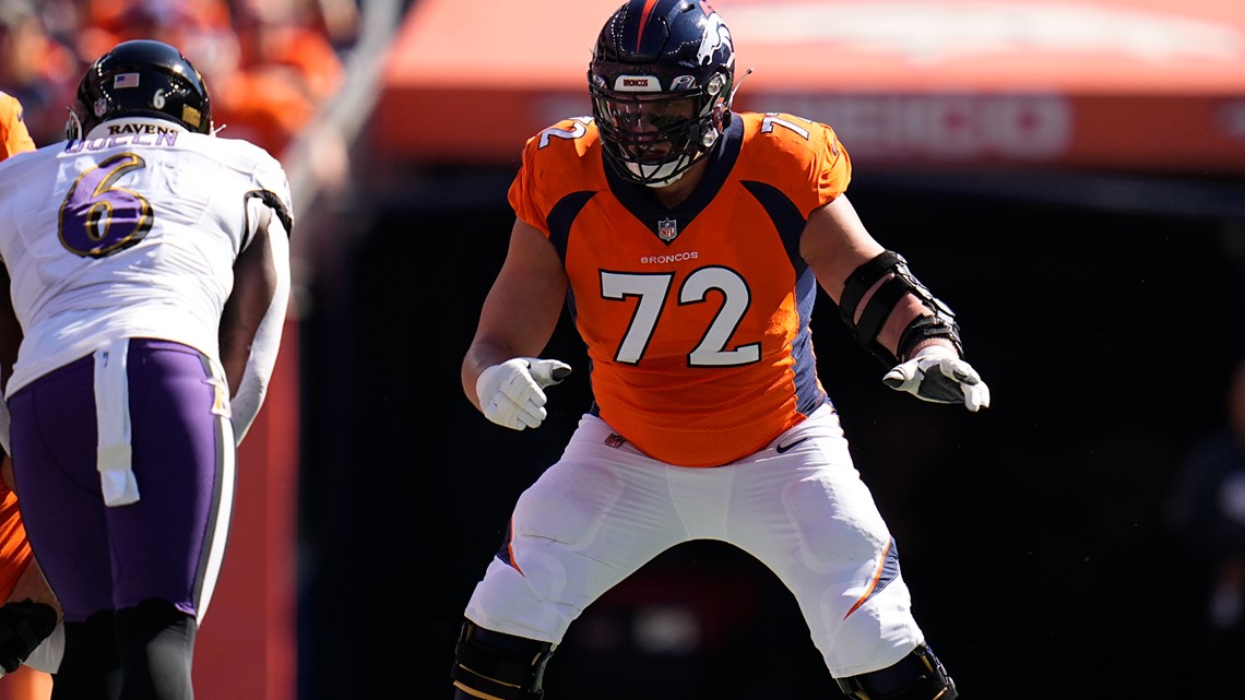 Denver Broncos linebacker Malik Reed (59) against the Baltimore