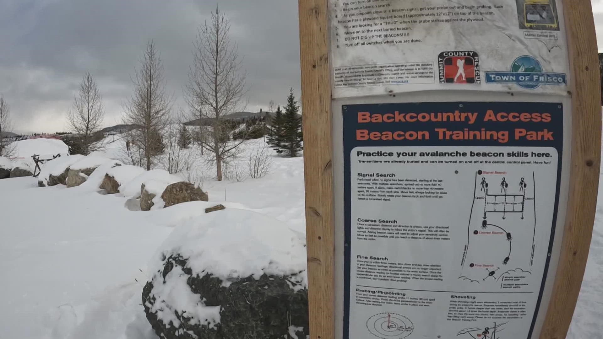 The Summit County Rescue Group is reopening the avalanche beacon park in Frisco after it was closed the past few years due to a lack of snow and COVID.
