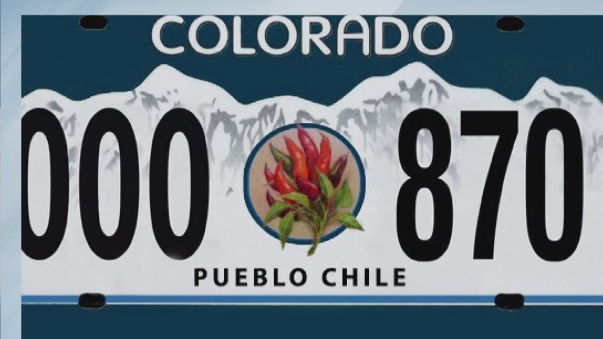 Random facts about Colorado license plates