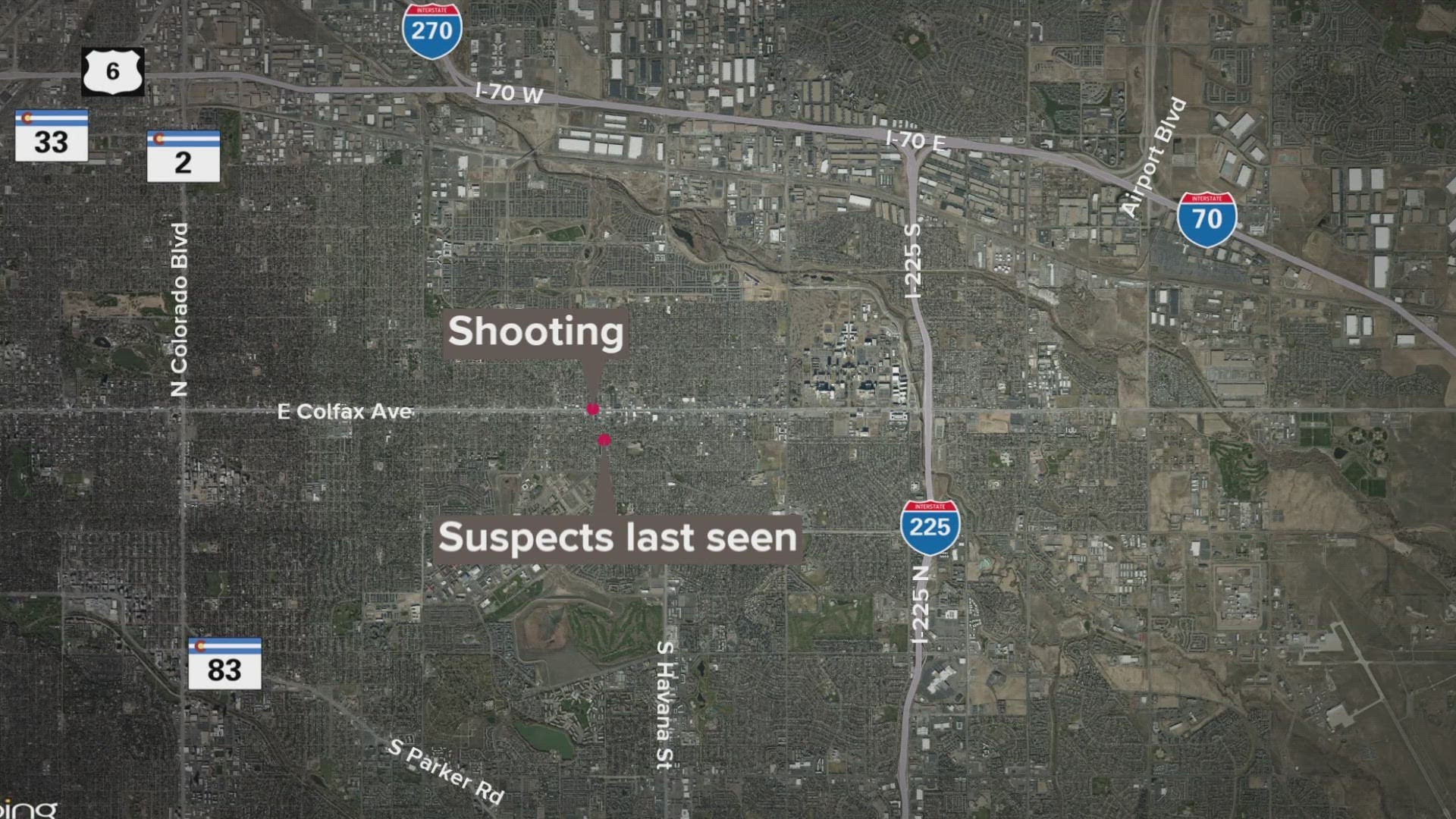 The shooting happened near East Colfax Avenue and Clinton Street, according to police.