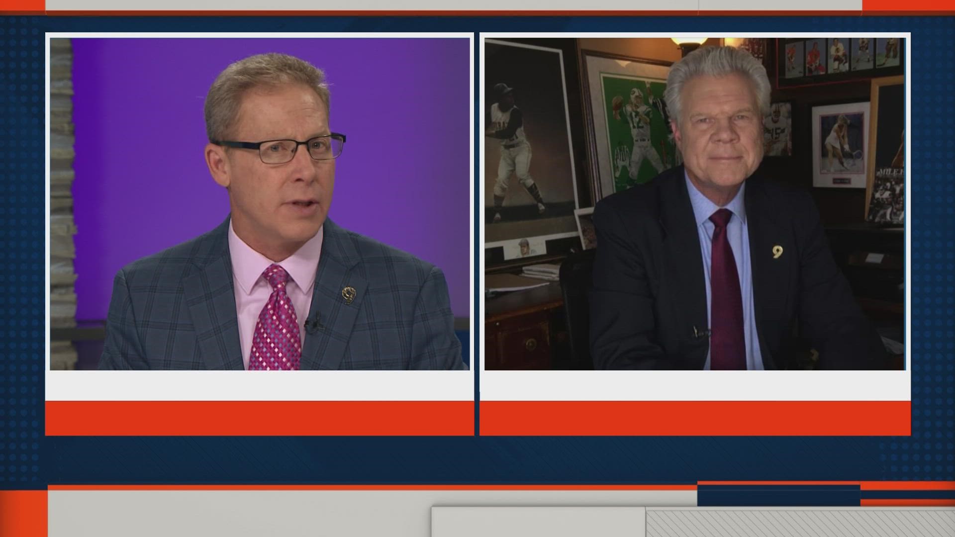 Mike Klis joined Rod Mackey live on 9NEWS to give his latest on the Denver Broncos' search for a new owner, plus his observations from rookie minicamp.