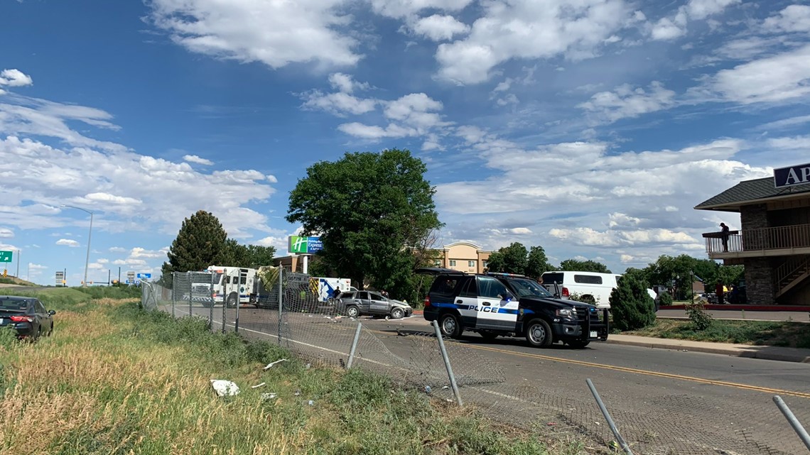Crash on I70 in Wheat Ridge Monday