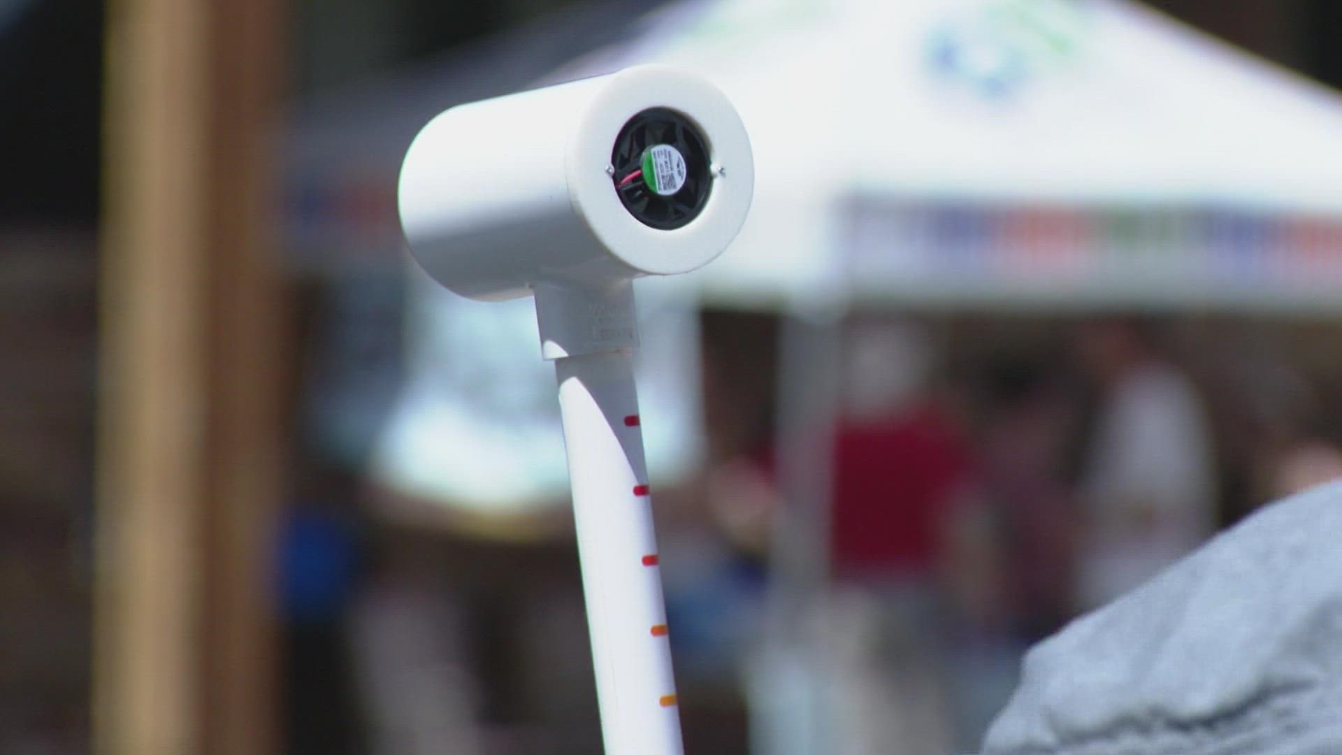 Volunteers in Boulder attached special sensors to their cars on Friday to record temperatures across the city.