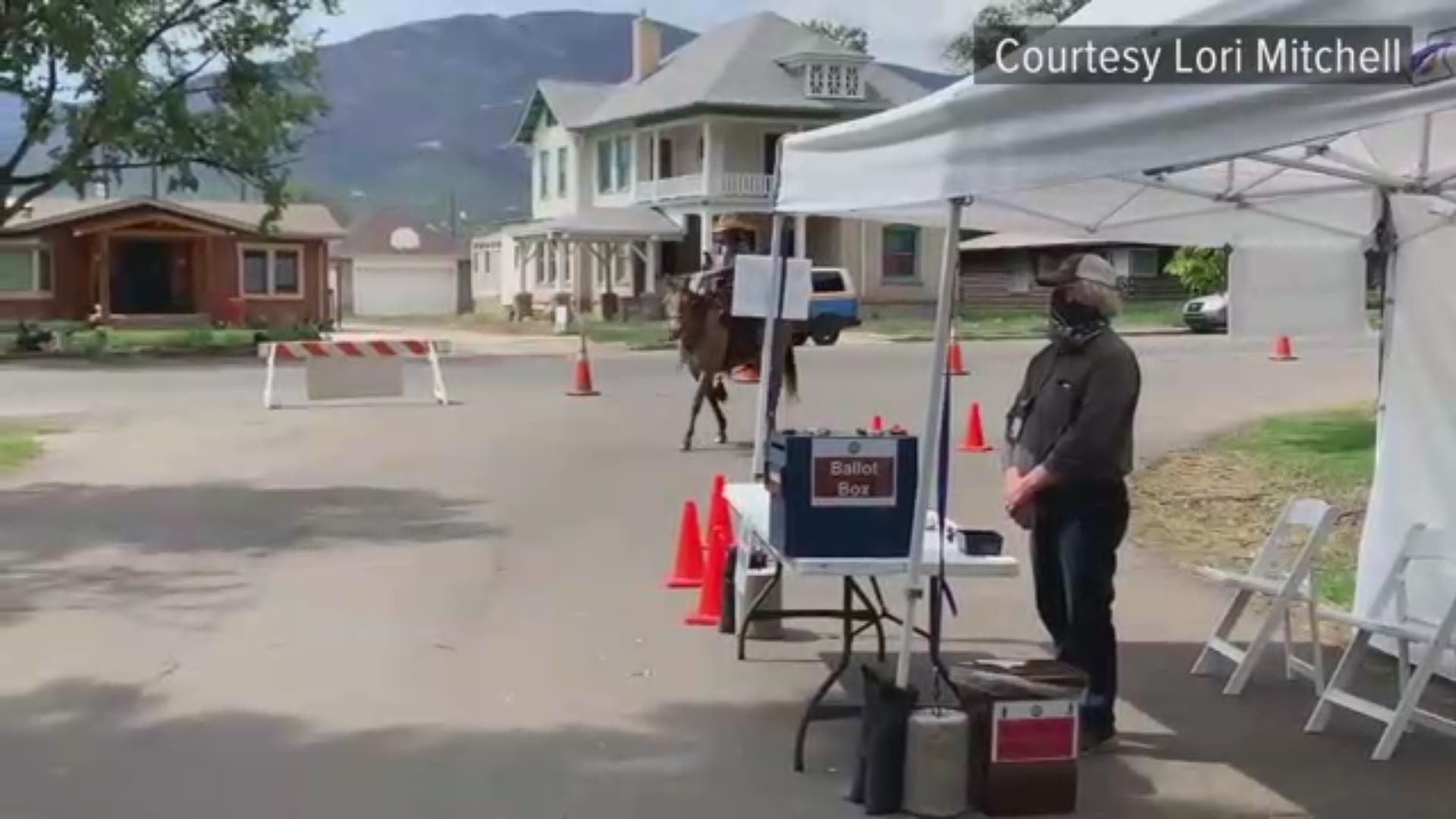 Chaffee County Clerk Lori Mitchell said the state asked for drive-through voting. Her mountain community said "hold my beer" and the results are incredible.