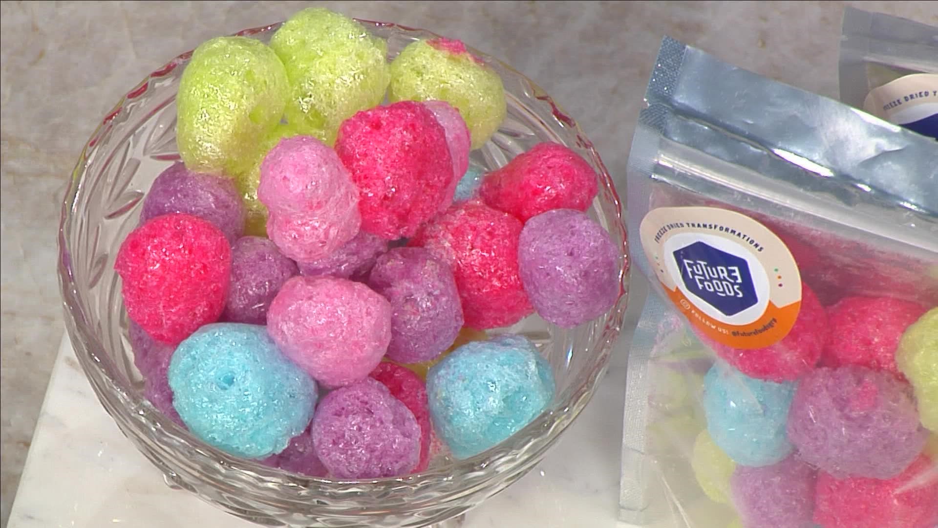 Future Foods creates tasty, freeze-dried versions of popular candies like Starbursts and Jolly Ranchers.