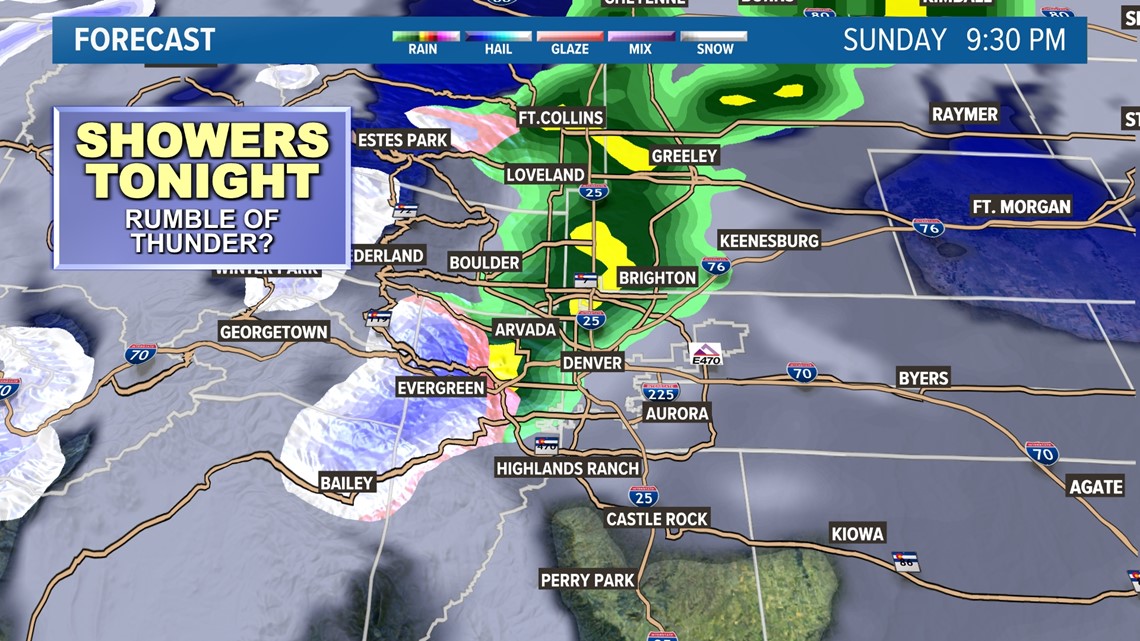 Denver Colorado Front Range weather forecast 9news