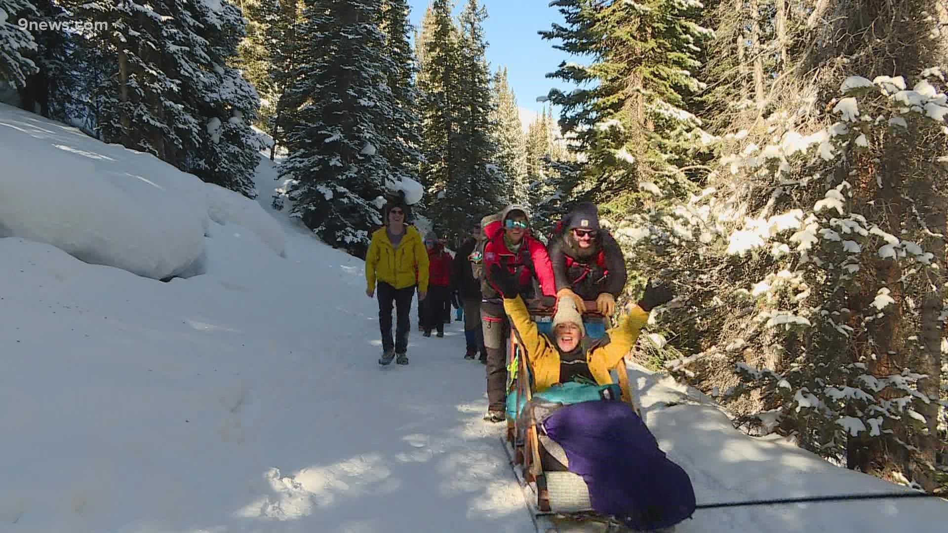 Chris Layne missed seeing beautiful views after a hiking accident left her a paraplegic. A Colorado nonprofit helped her get back on the trail.