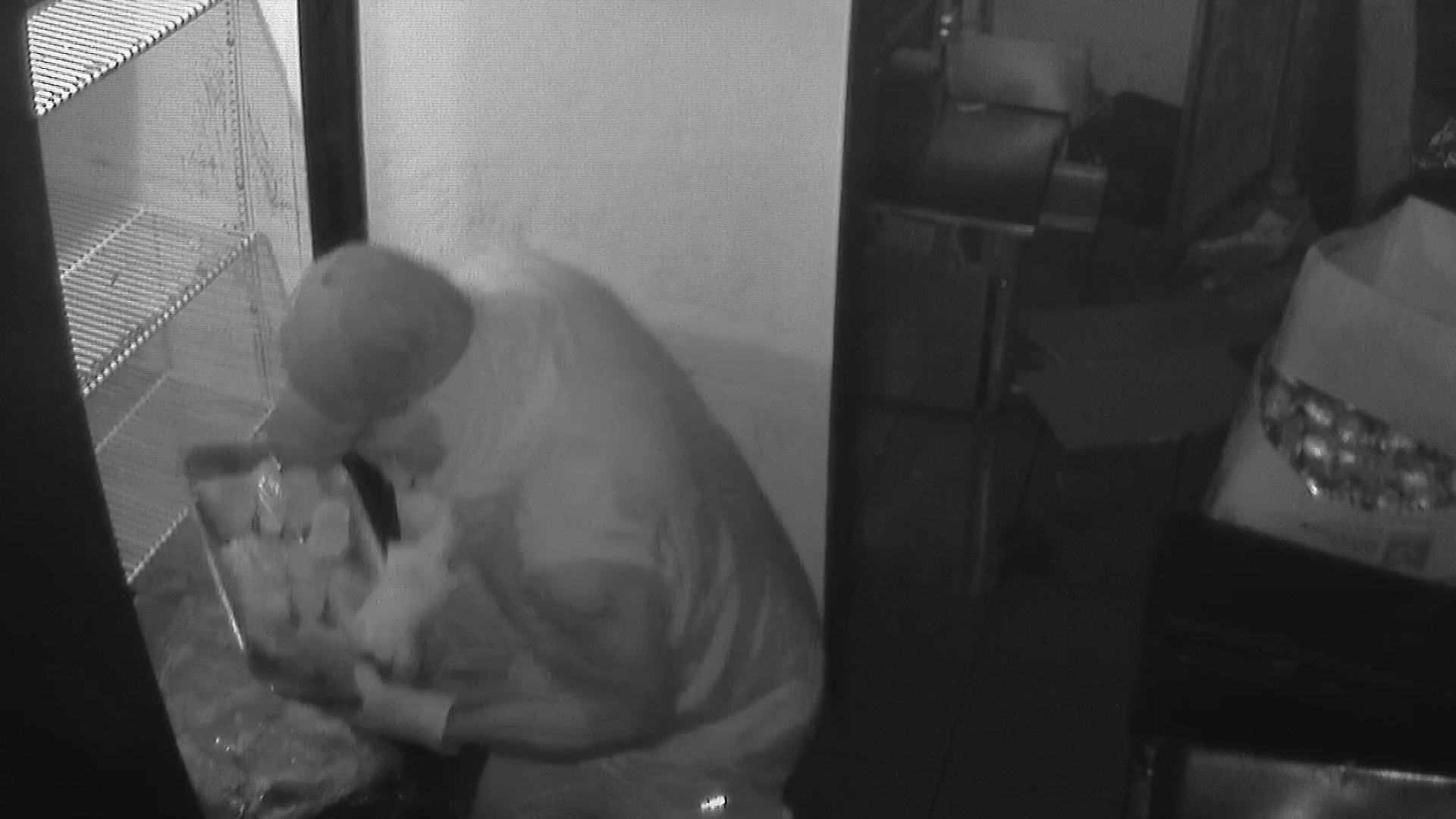 Columbine Steak House security camera video shows steak thief.