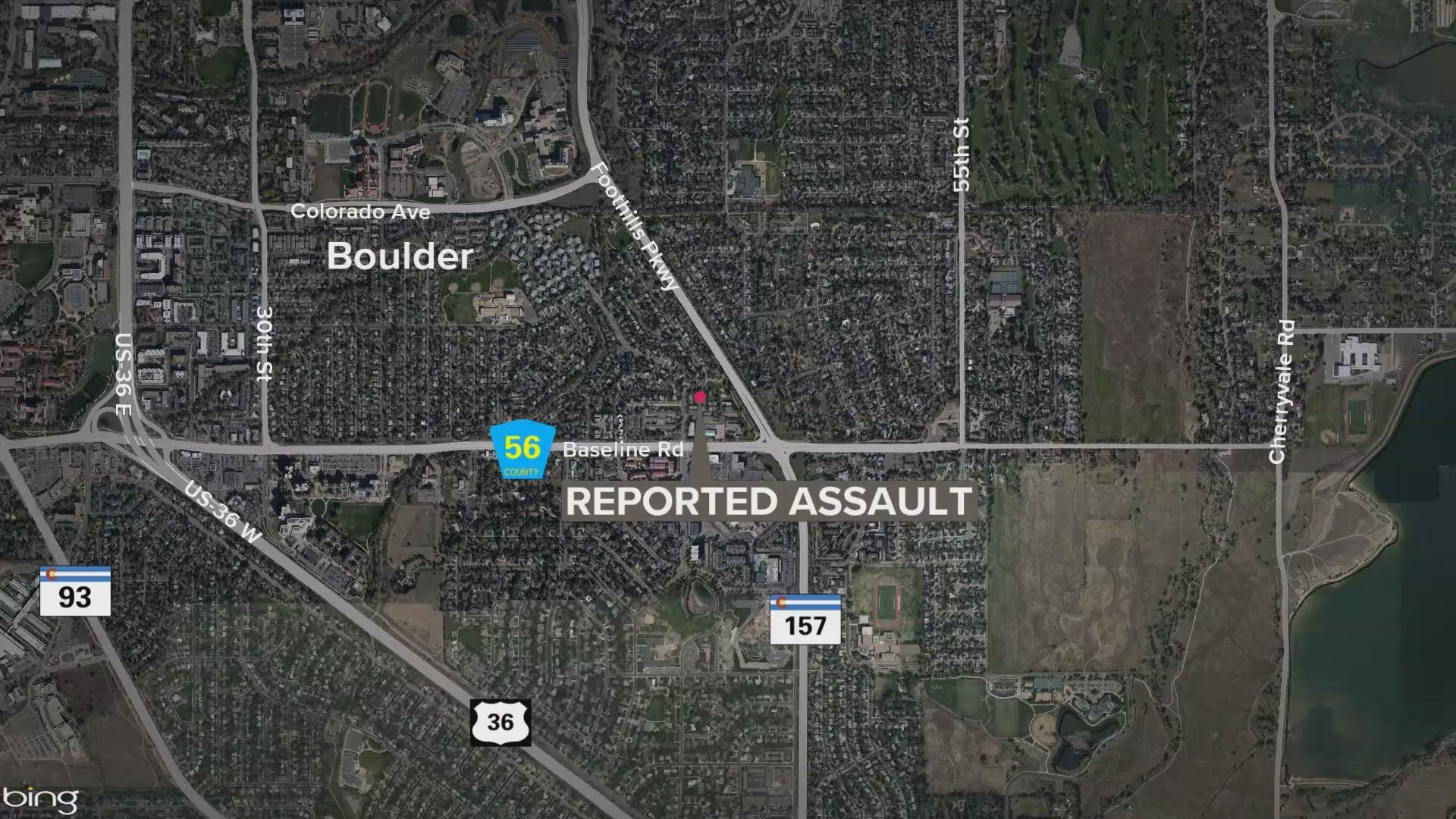 Boulder Police said the reported assault happened early Saturday morning along the bike path west of Foothills Parkway.