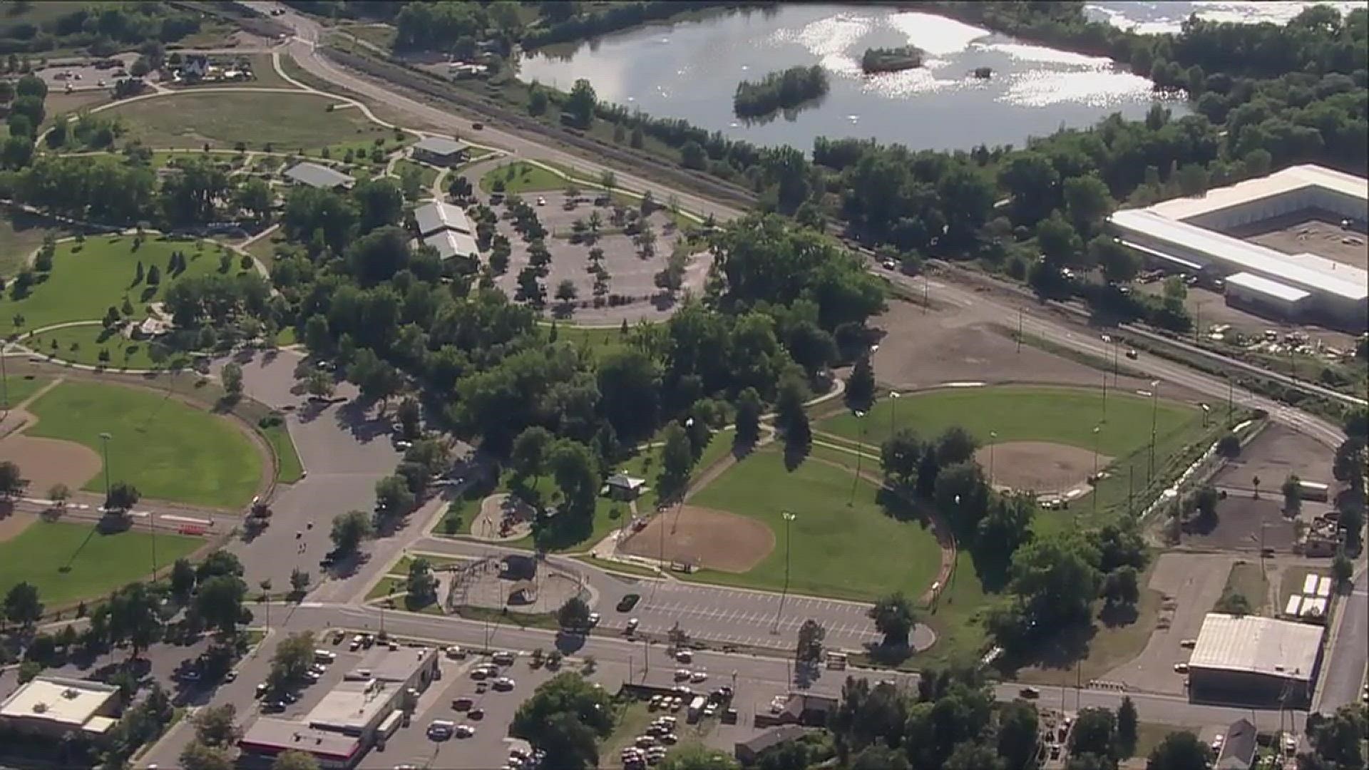 Officers found a woman unresponsive in a river near Barnes Park Monday morning, Loveland Police said.