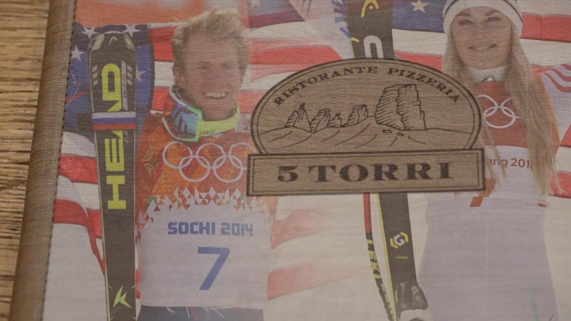 Cortina restaurant serves up Olympic glory with ski racer pizzas