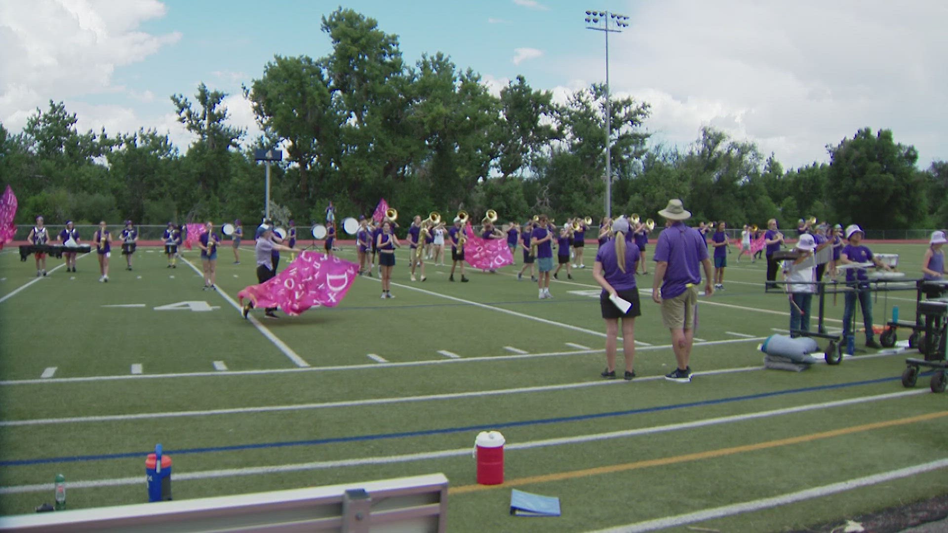 The Littleton High School marching band is gearing up for this season after last year's historic finish in the 4A state finals.
