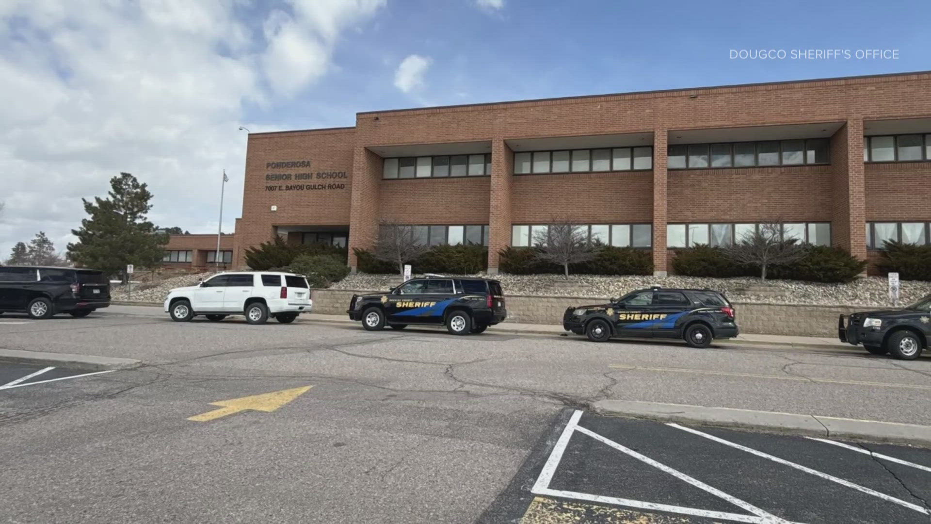 The sheriff took a juvenile male into custody after Ponderosa High School evacuated for an explosive device found in a student's backpack. 