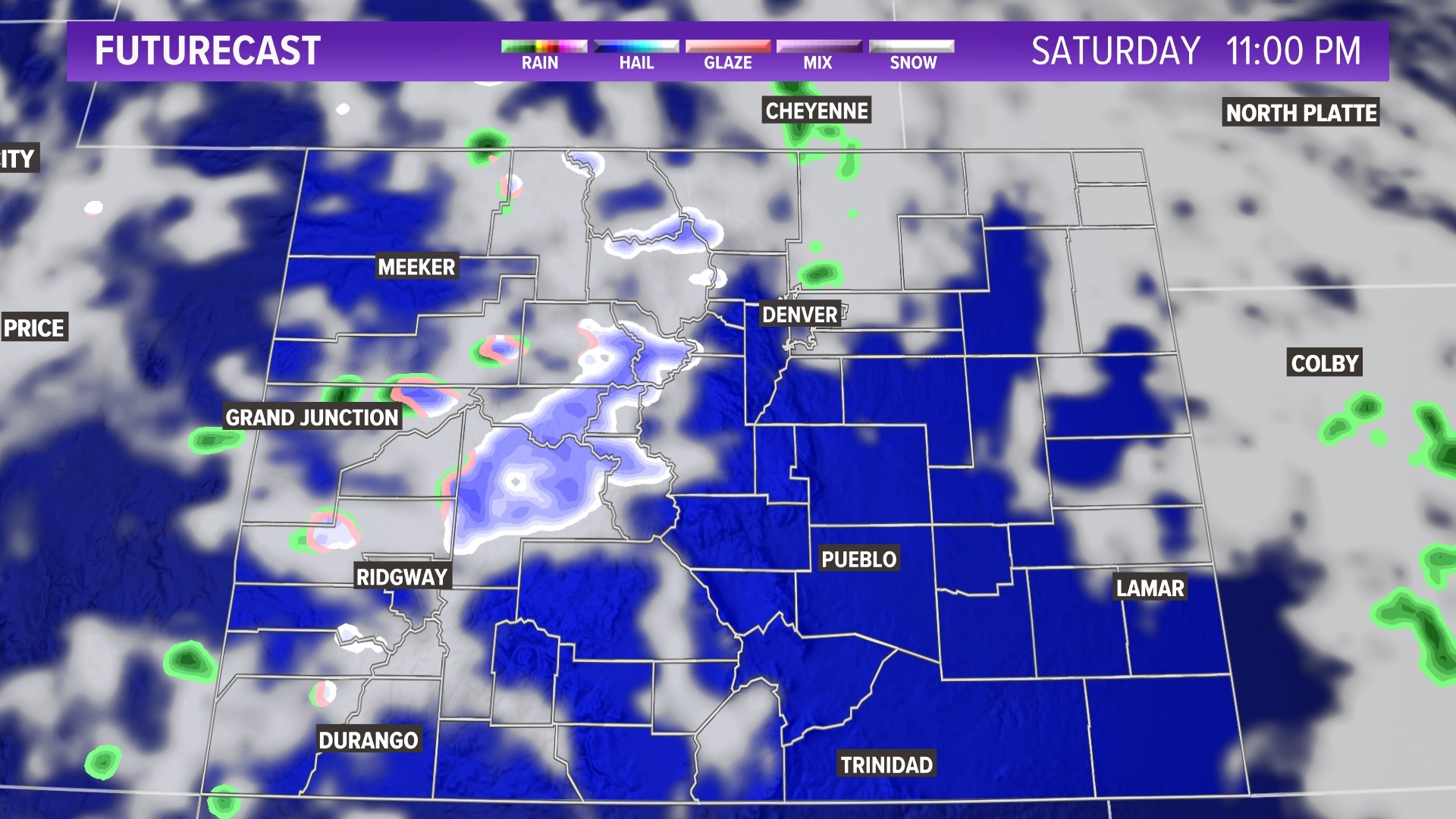 Spotty rain showers, late Sunday | 9news.com