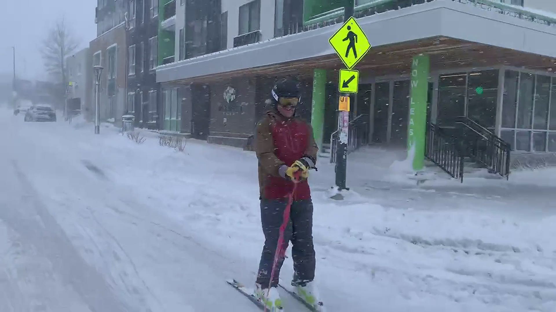 People Skijorning on Tennyson Street in Denver!
Credit: Erin DeSilva