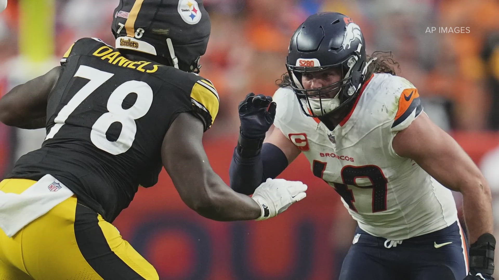 Alex Singleton, the team's top tackler, suffered injury early in the Broncos’ 26-7 win at Tampa Bay, but stayed in to play every snap.