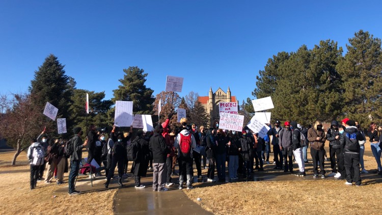 Some Denver high school students walk out over COVID policies
